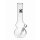 Stingray Bong Double Belly 28cm