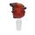 Tête de verre "Pirate" 18,8