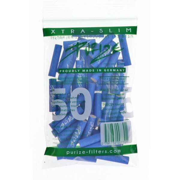 Filtre à charbon actif PURIZE® - XTRA Slim Size Bleu 50x