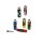 Briquet Clipper avec étui en silicone - Hemp Leaf