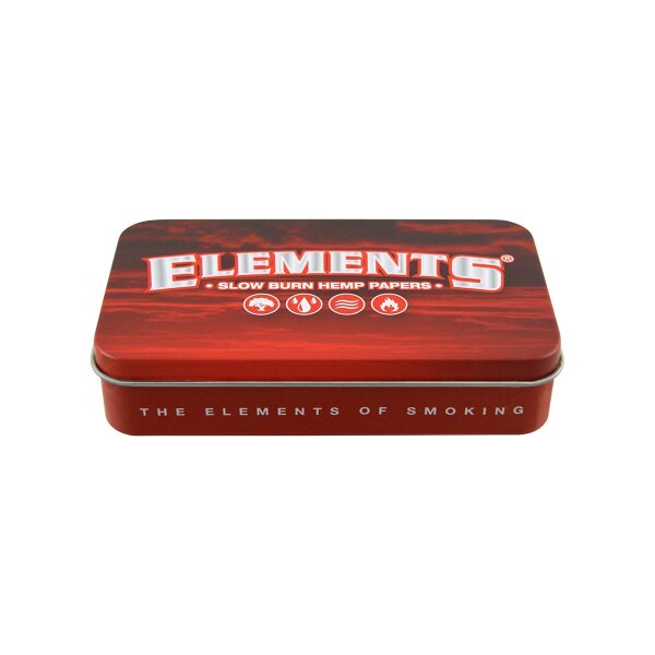 Elements Boîte en métal - rouge