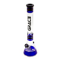 Grace Glass Classic Beaker 18,8 - bleu