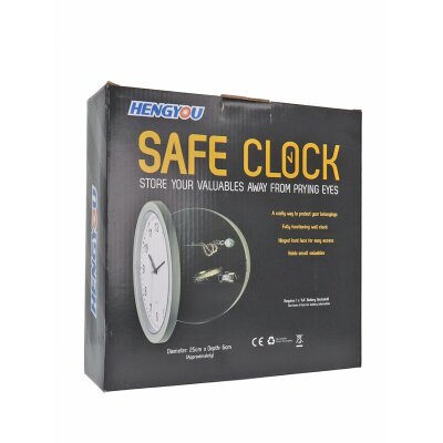 Horloge murale avec cachette secrète