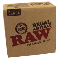 RAW Cendrier en métal noir