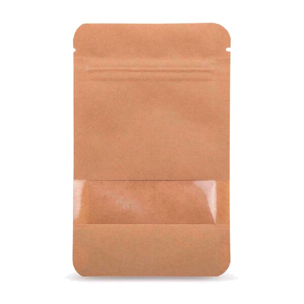 Sachet en papier kraft avec fenêtre 13 x 22,5cm