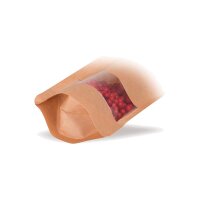 Sachet en papier kraft avec fenêtre 13 x 22,5cm