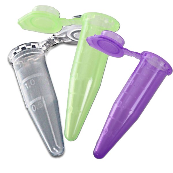 Fiole à réaction avec couvercle et échelle 1.5ml