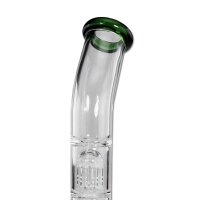 Bong à glace Black Leaf avec double percuteur 31 cm