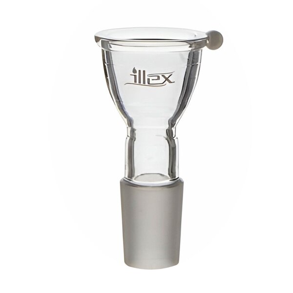 Cuvette en verre Illex avec arrêt du rouleau 18.8