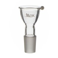 Cuvette en verre Illex avec arrêt du rouleau 18.8
