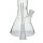 Bang en verre Clear Beaker 20 cm