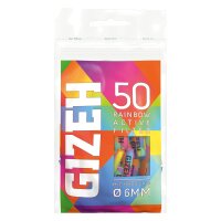 Filtre à charbon actif Gizeh Slim 6 mm Rainbow