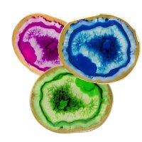 Vitre en verre aspect agate