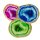 Vitre en verre aspect agate
