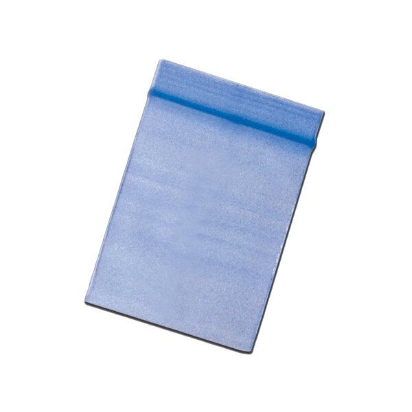 Sachet avec fermeture à glissière 40 x 60 mm 100 pièces bleu