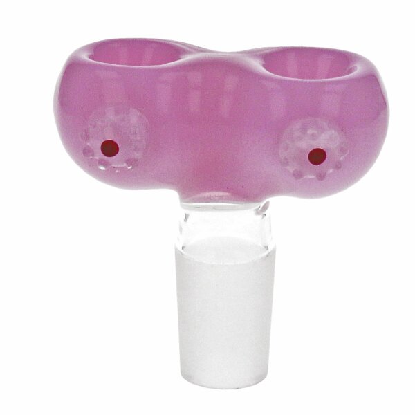 Tête en verre double Jelly Joker Boobs 18,8.