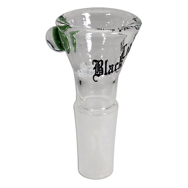 Tête Black Leaf avec tamis en verre 14,5mm
