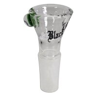 Tête Black Leaf avec tamis en verre 14,5mm
