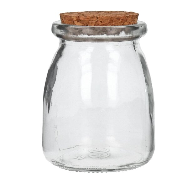 Bocal de rangement avec bouchon en liège 140ml