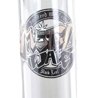 Black Leaf Metal Wave 38 cm Cylindre