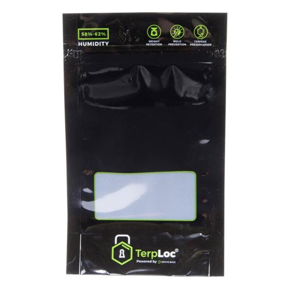 Sachets zip Grove Bags TerpLoc avec fenêtre 102 x 165mm
