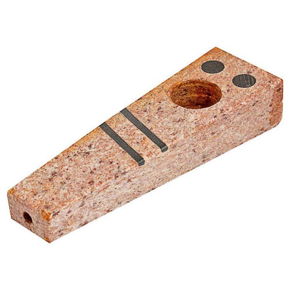 Pipe en pierre en forme de coin - 7,5 cm