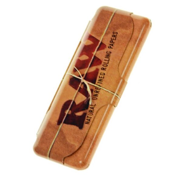RAW Etui en métal papier à cigarettes 1 1/4