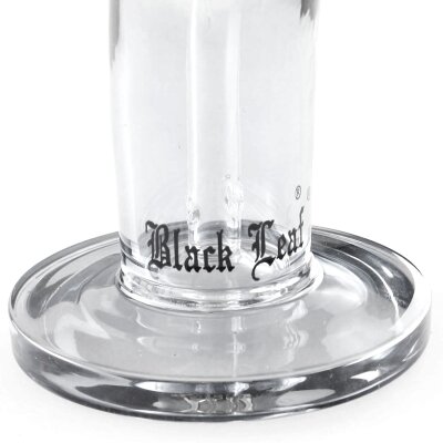 Bong en verre Black Leaf JL vert