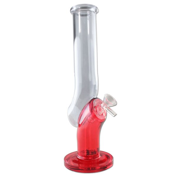 Bong en verre Black Leaf JL rouge