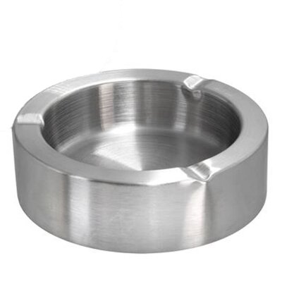Cendrier en acier inoxydable 9 cm
