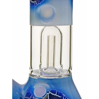 Black Leaf bong en verre "Snake" avec percolateur dôme Blue
