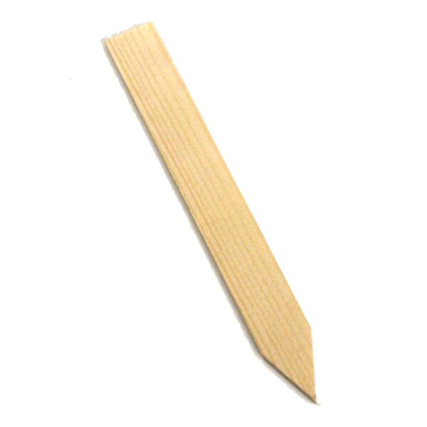 Étiquette en bois petite, 10 x 2 x 0,3 cm,