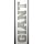 Bang en verre de Giant base coloré 74cm "Goliath"
