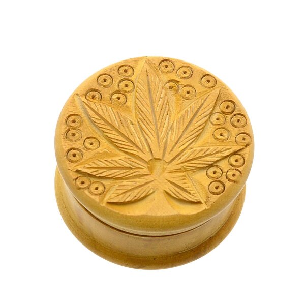Weed Crusher Hemp Leaf  50mm