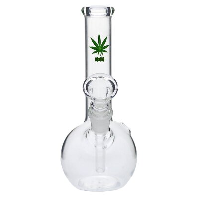 Micro Bong feuille de chanvre 16cm