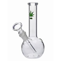 Micro Bong feuille de chanvre 16cm