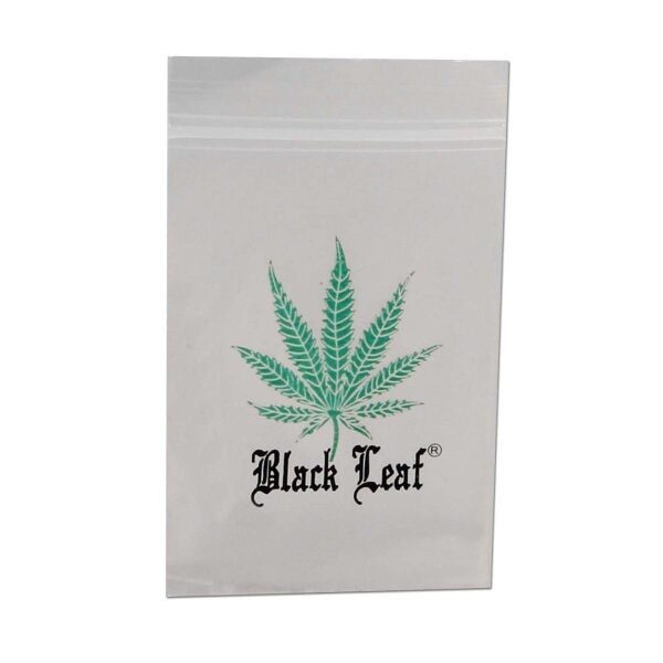 Sac à fermeture Black Leaf 4 x 6 cm