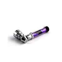 Pipe démontable "feuille de chanvre"  8 cm