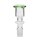 Foyer en verre cylindre vert 14,5