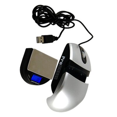Souris avec balance digitale caché 100g x 0,01g