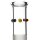 Ehle bang en verre Grace amaté avec bordure coloré 14,5