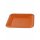 Soucoupe carrée pour pot de fleur, terre cuite, 28,5 x 28,5 cm