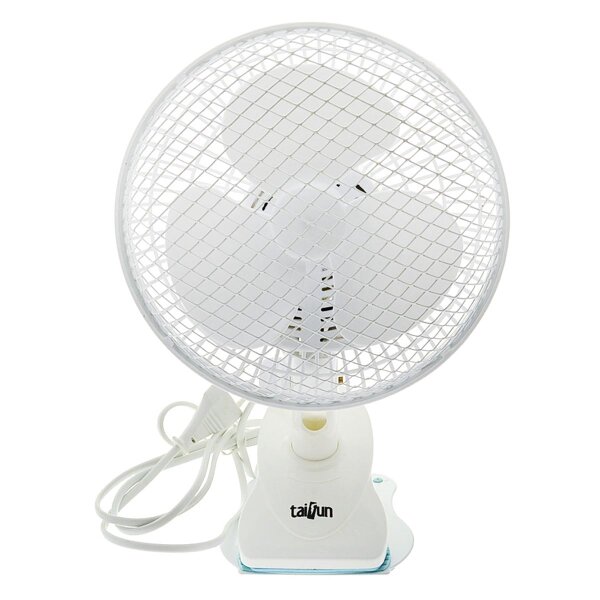 Ventilateur avec pince et mécanisme de pivotement