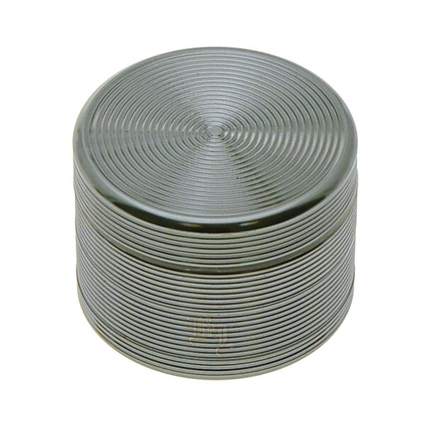 Black Leaf Pollen Grinder avec rainures